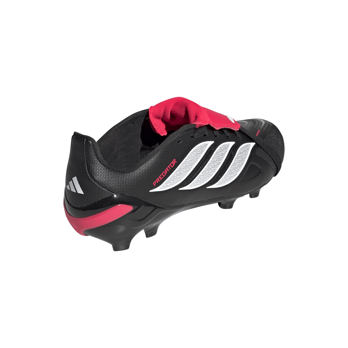 2026 New Arrival adidas Predator League Fold-Over Tongue FG Firm Ground Youth Soccer Cleats - Black/White wholesalehk.shop