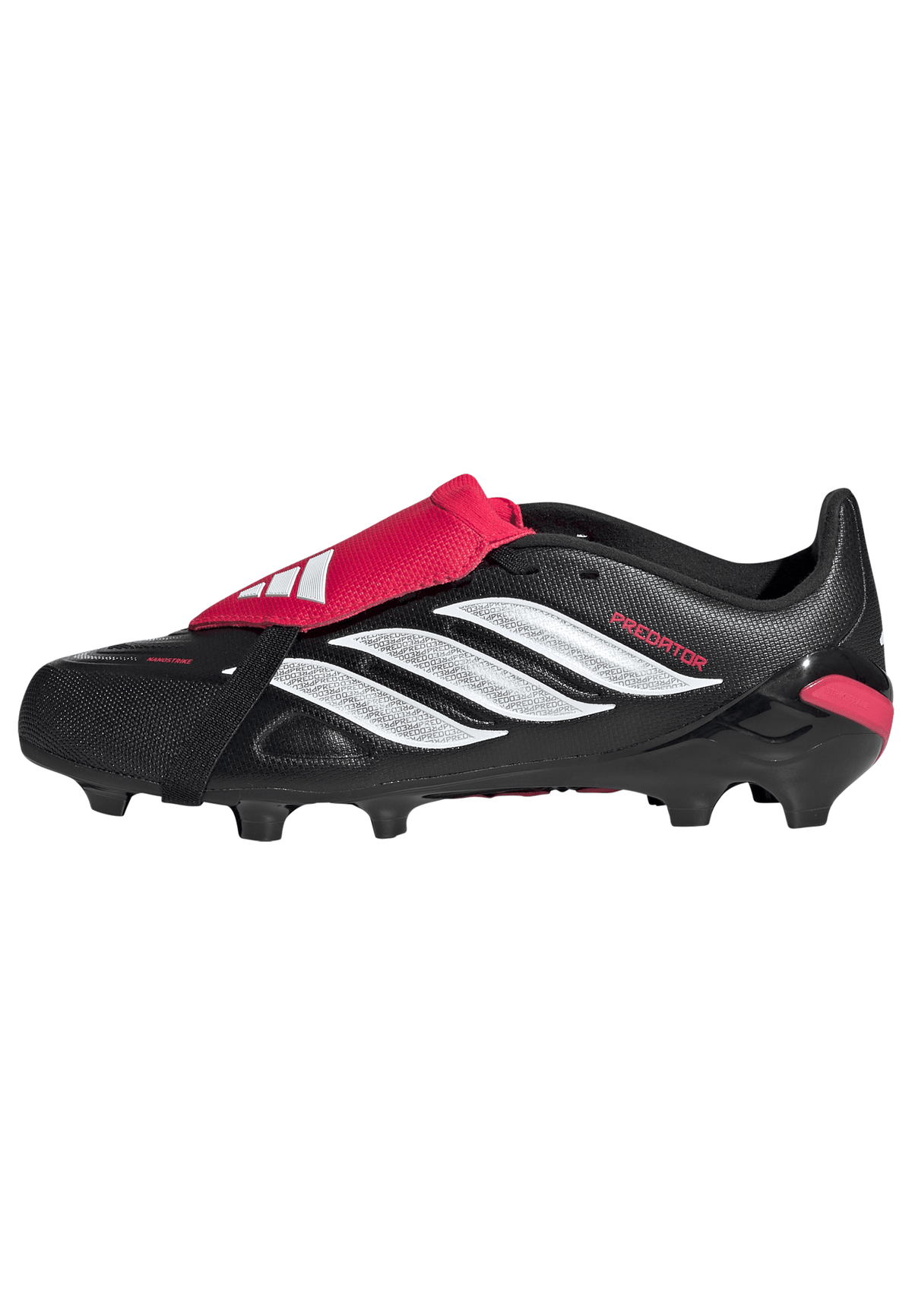 2026 New Arrival adidas Predator League Fold-Over Tongue FG Firm Ground Youth Soccer Cleats - Black/White wholesalehk.shop