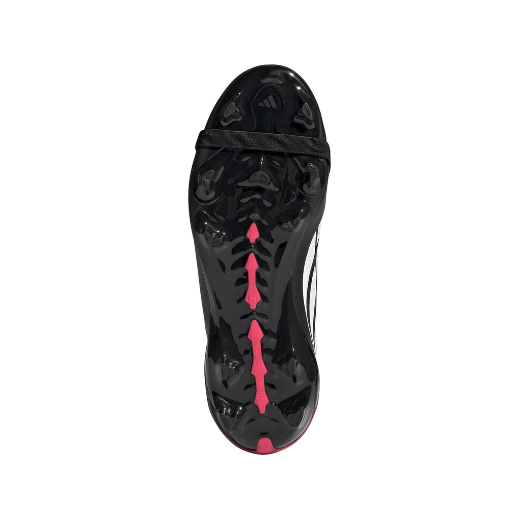 2026 New Arrival adidas Predator League Fold-Over Tongue FG Firm Ground Youth Soccer Cleats - Black/White wholesalehk.shop