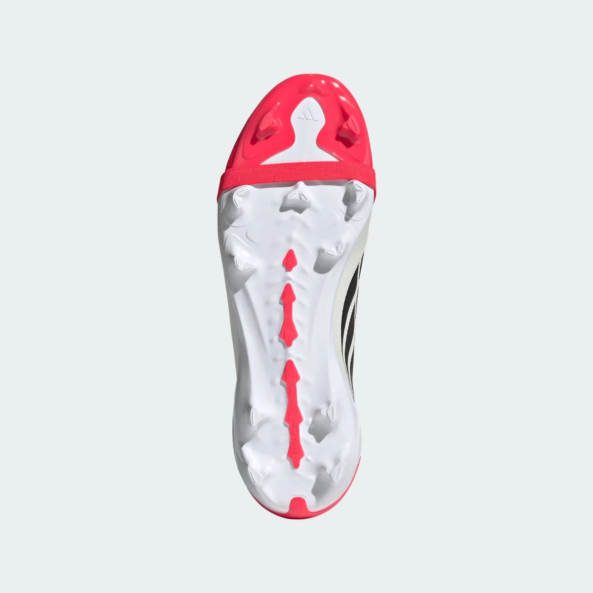 2026 New Arrival adidas Predator League Fold-Over Tongue FG Firm Ground Youth Soccer Cleats - Lucid Red/Black wholesalehk.shop