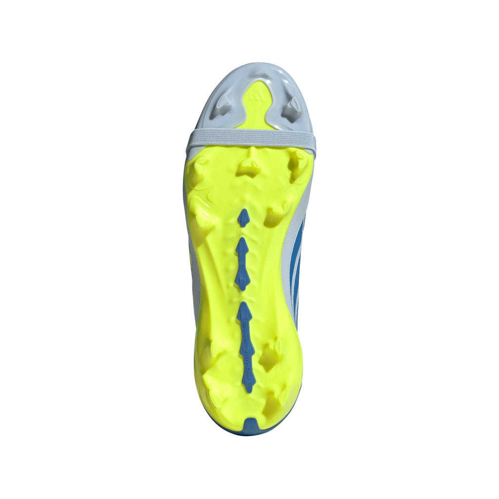 2026 New Arrival adidas Predator League Fold-Over Tongue FG Firm Ground Youth Soccer Cleats - Sky/Blue/Yellow wholesalehk.shop