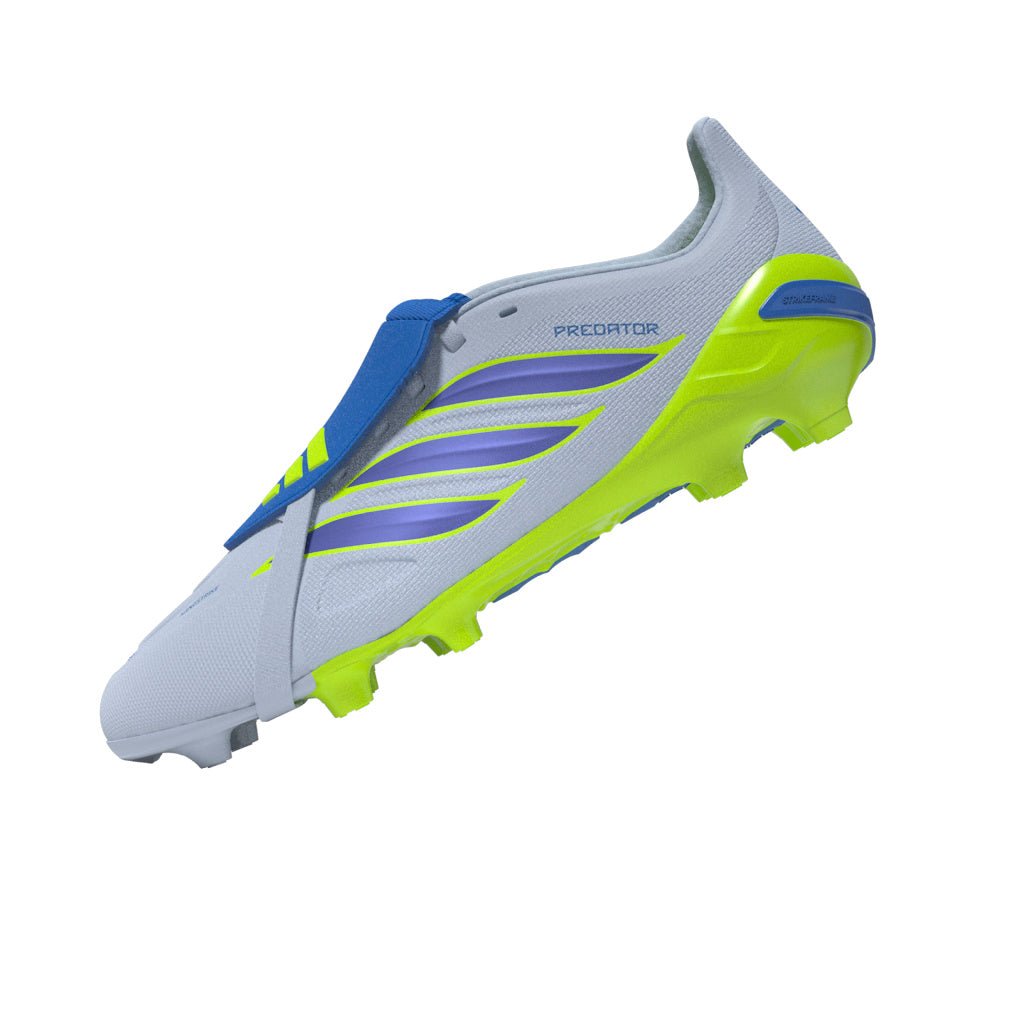 2026 New Arrival adidas Predator League Fold-Over Tongue FG Firm Ground Youth Soccer Cleats - Sky/Blue/Yellow wholesalehk.shop