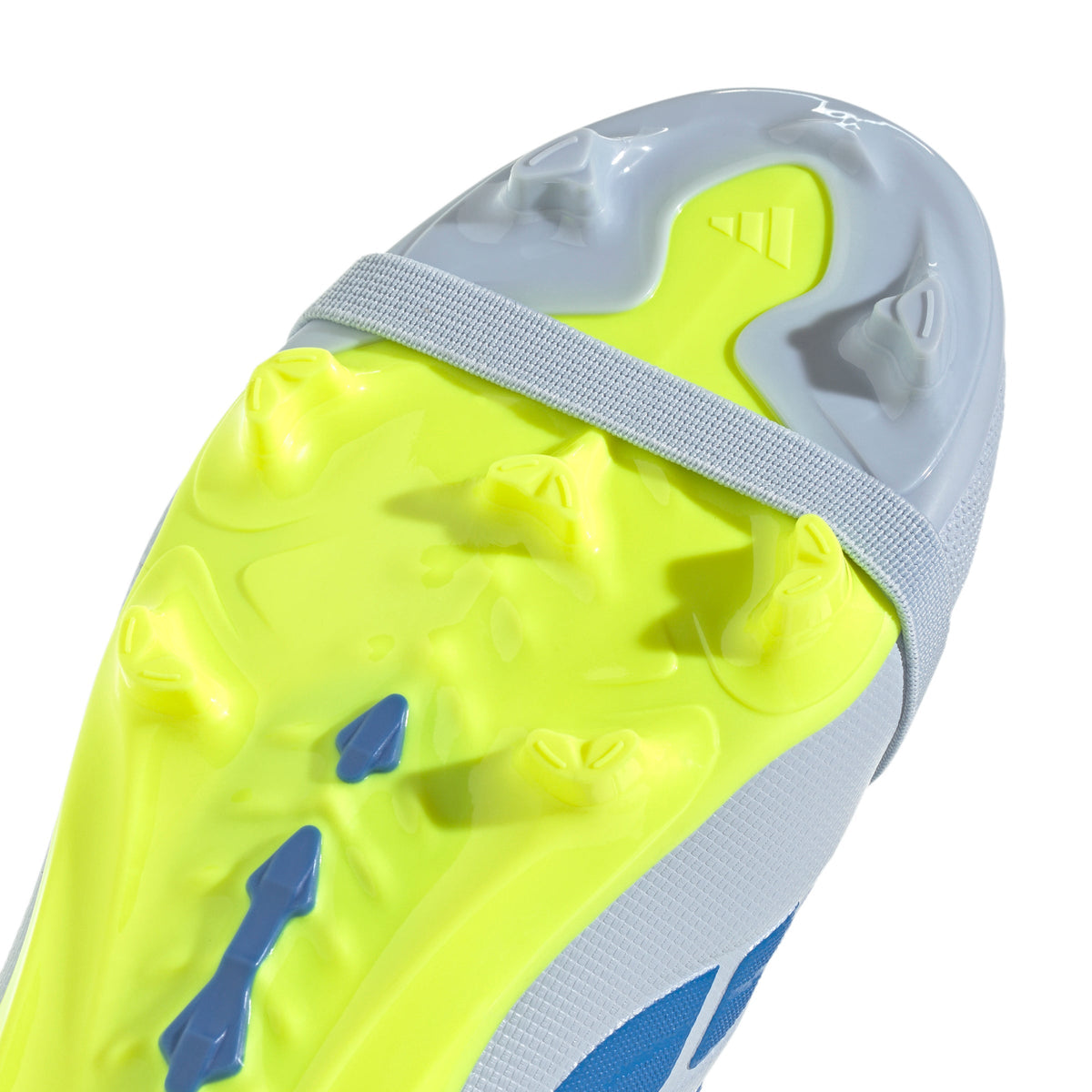 2026 New Arrival adidas Predator League Fold-Over Tongue FG Firm Ground Youth Soccer Cleats - Sky/Blue/Yellow wholesalehk.shop