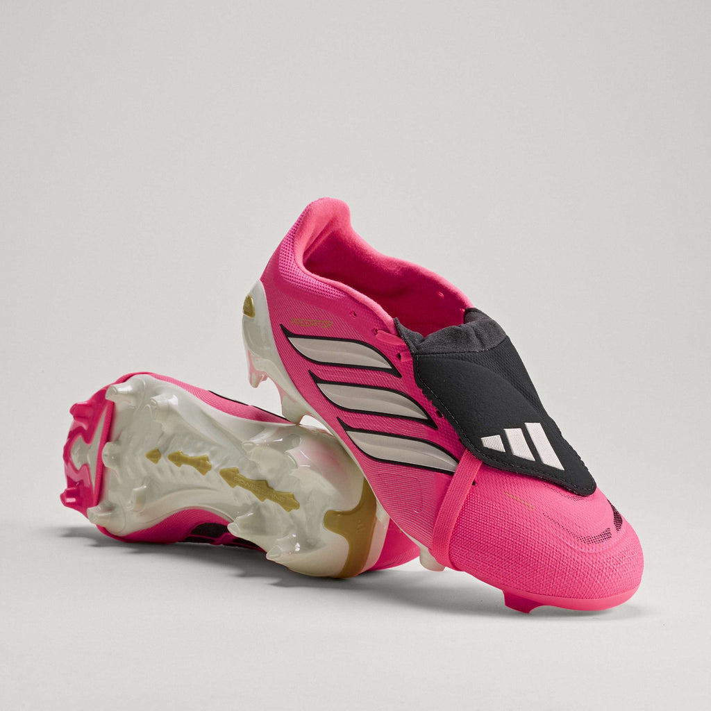 2026 New Arrival adidas Predator League  Fold-Over Tongue Firm Ground Men's Soccer Cleats - Turquesa wholesalehk.shop