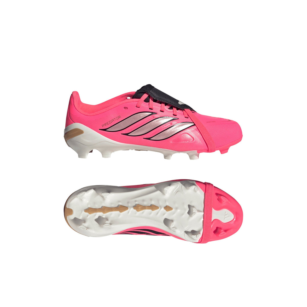 2026 New Arrival adidas Predator League Fold-Over Tongue Firm Ground Youth Soccer Cleats - Turquesa wholesalehk.shop