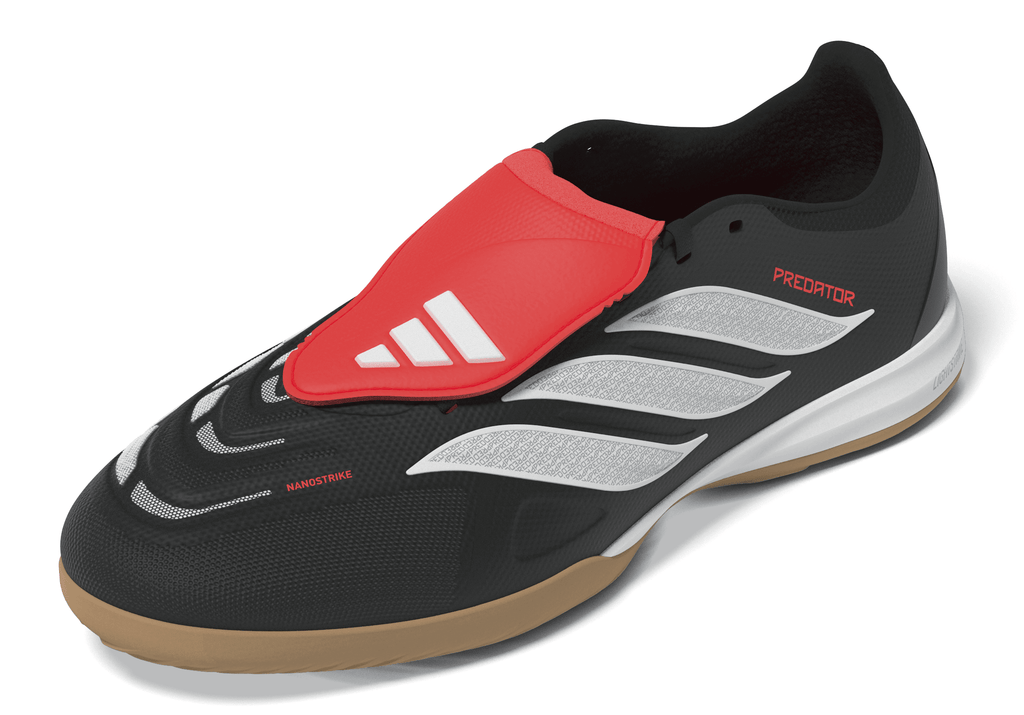 2026 New Arrival adidas Predator League Fold-Over Tongue IN Indoor Men´s Soccer Shoes - Black/White wholesalehk.shop