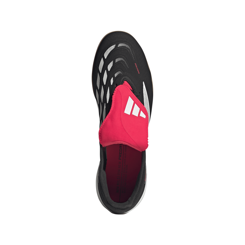 2026 New Arrival adidas Predator League Fold-Over Tongue IN Indoor Men´s Soccer Shoes - Black/White wholesalehk.shop