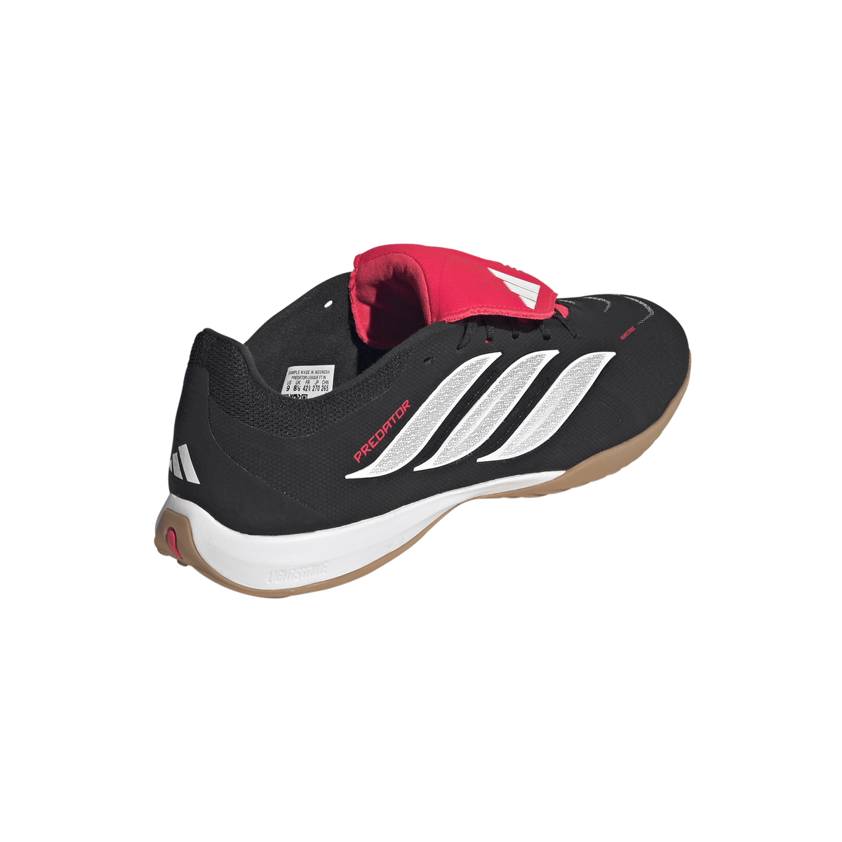 2026 New Arrival adidas Predator League Fold-Over Tongue IN Indoor Men´s Soccer Shoes - Black/White wholesalehk.shop