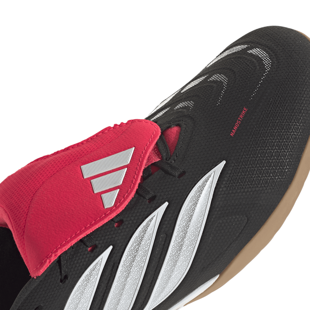 2026 New Arrival adidas Predator League Fold-Over Tongue IN Indoor Men´s Soccer Shoes - Black/White wholesalehk.shop