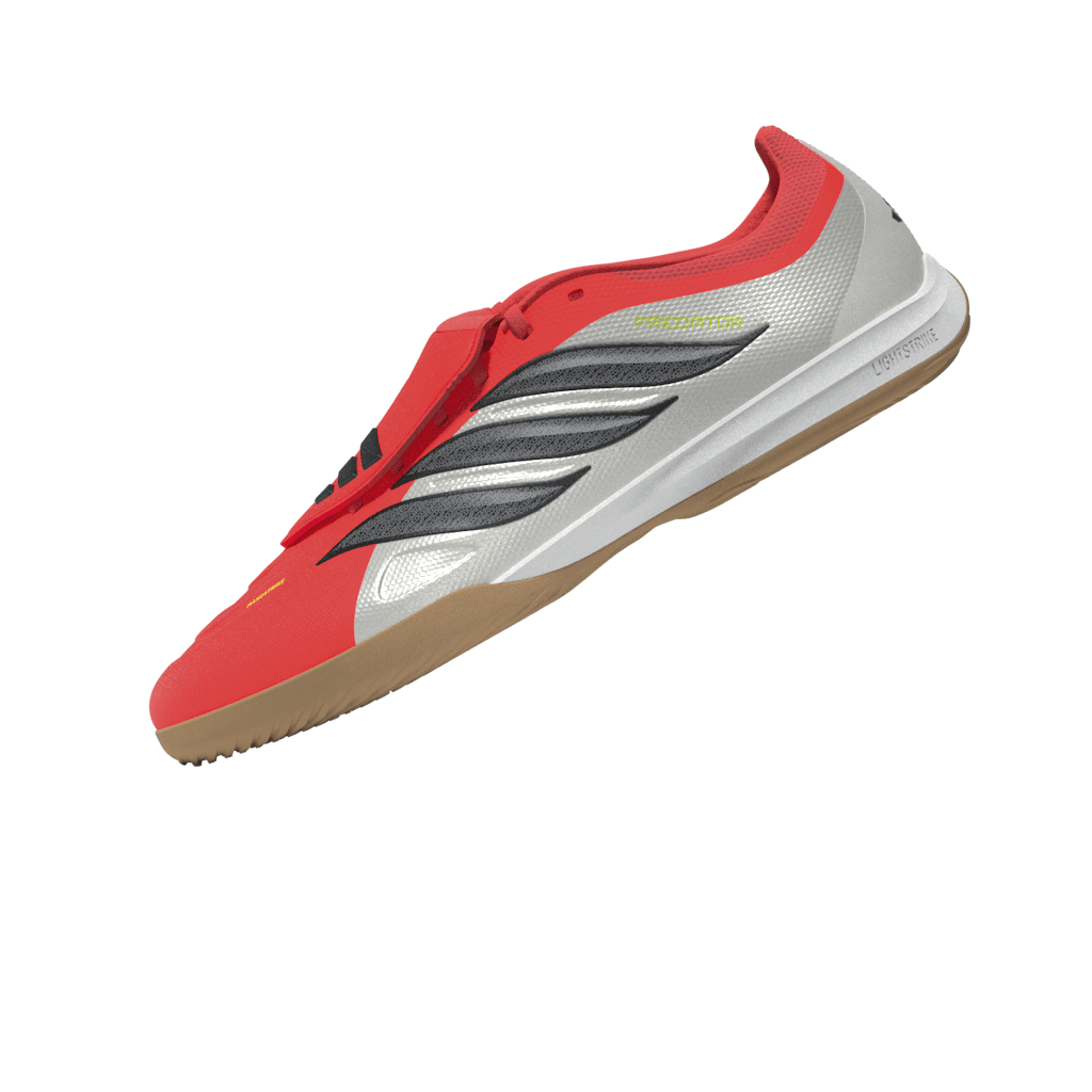 2026 New Arrival adidas Predator League Fold-Over Tongue IN Indoor Men's Soccer Shoes - Red/Black/White wholesalehk.shop