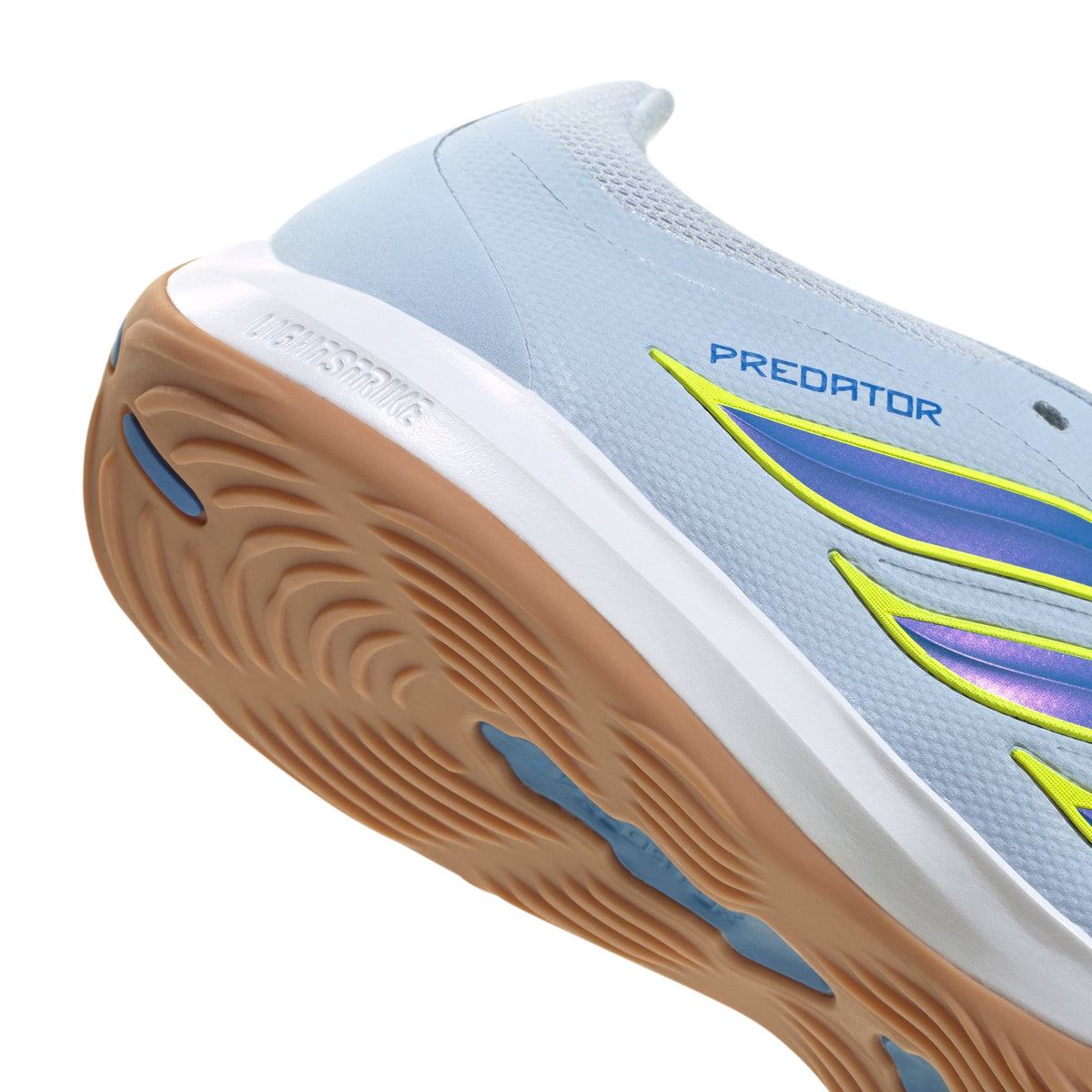 2026 New Arrival adidas Predator League Fold-Over Tongue IN Indoor Men's Soccer Shoes - Sky/Blue/Yellow wholesalehk.shop