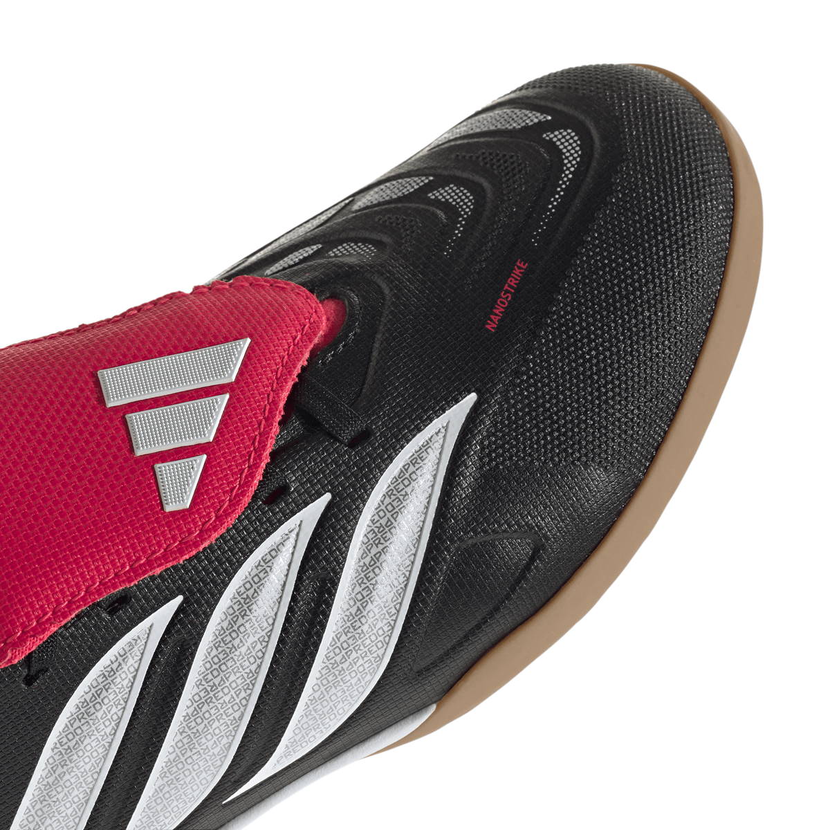 2026 New Arrival adidas Predator League Fold-Over Tongue IN Indoor Youth Soccer Shoes - Black/White wholesalehk.shop