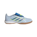 2026 New Arrival adidas Predator League Fold-Over Tongue IN Indoor Youth Soccer Shoes - Sky/Blue/Yellow wholesalehk.shop