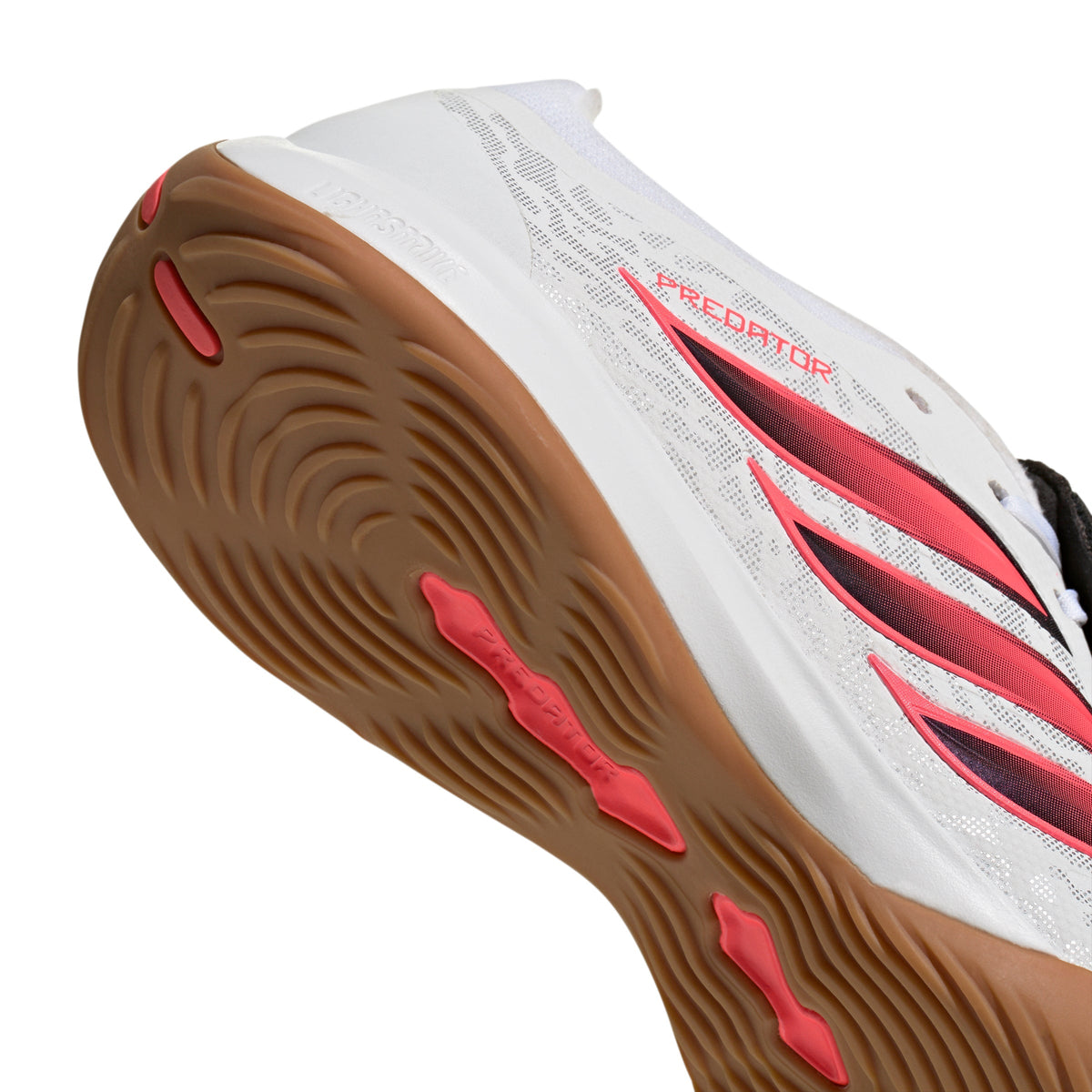 2026 New Arrival adidas Predator League Fold-Over Tongue Indoor Men's Soccer Shoes - White/Solar Turbo/Black wholesalehk.shop