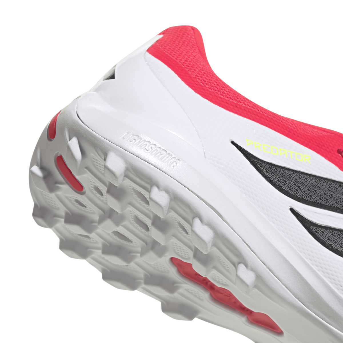 2026 New Arrival adidas Predator League Fold-Over Tongue TF Turf Men's Soccer Cleats - Red/Black/White wholesalehk.shop