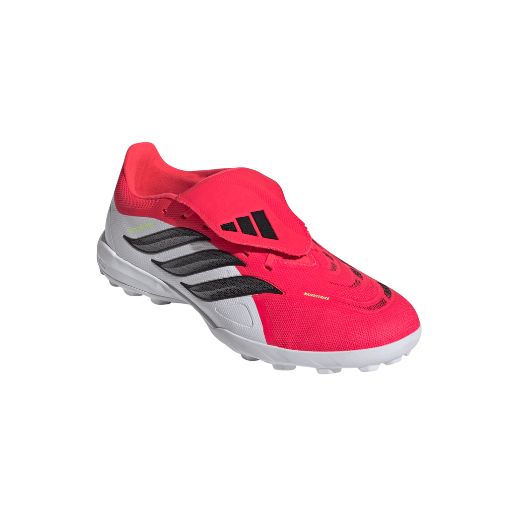 2026 New Arrival adidas Predator League Fold-Over Tongue TF Turf Men's Soccer Cleats - Red/Black/White wholesalehk.shop