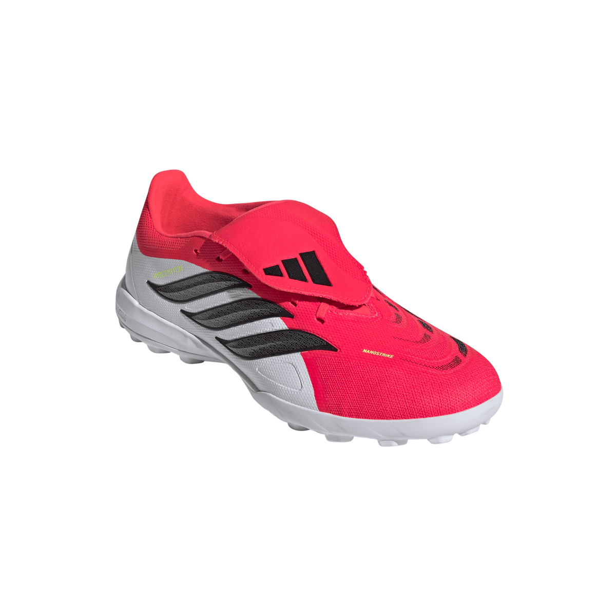 2026 New Arrival adidas Predator League Fold-Over Tongue TF Turf Men's Soccer Cleats - Red/Black/White wholesalehk.shop