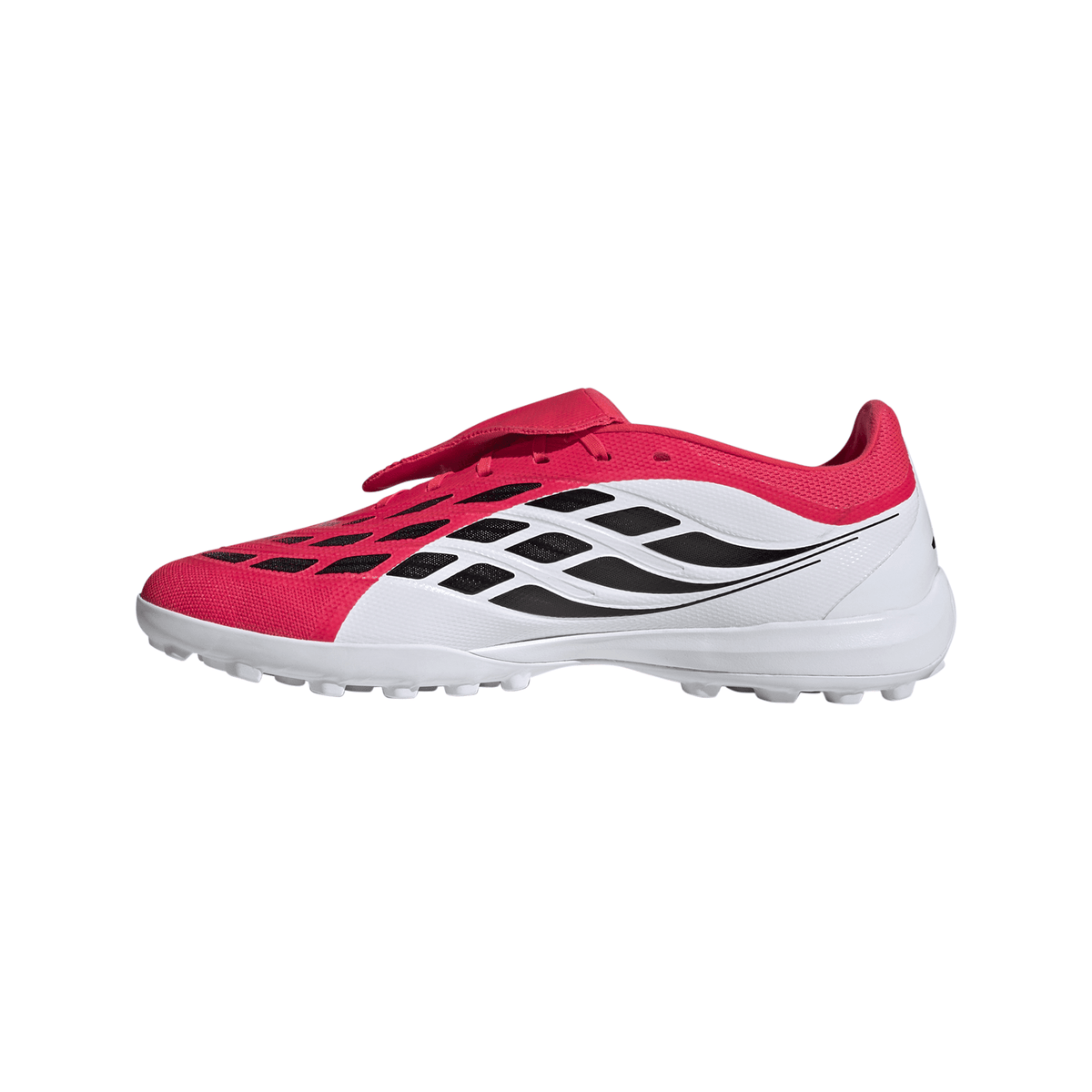 2026 New Arrival adidas Predator League Fold-Over Tongue TF Turf Men's Soccer Cleats - Red/Black/White wholesalehk.shop