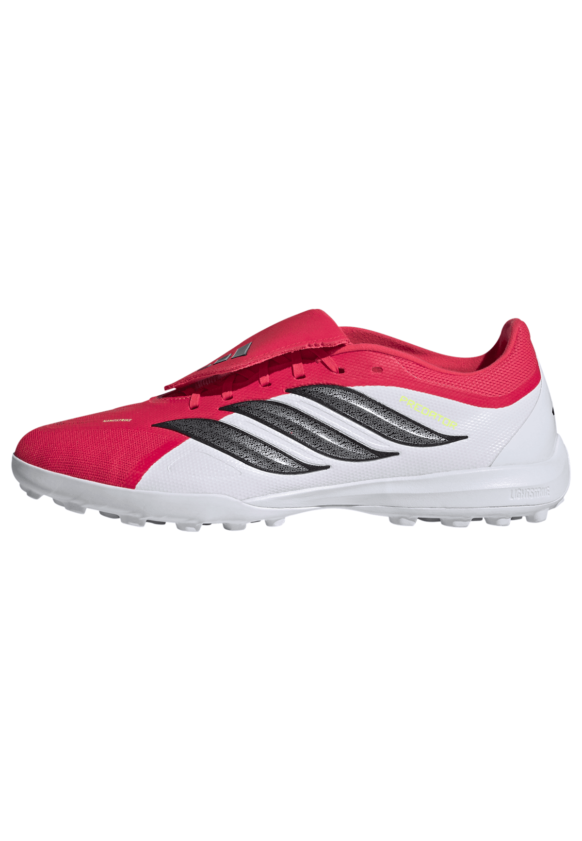 2026 New Arrival adidas Predator League Fold-Over Tongue TF Turf Men's Soccer Cleats - Red/Black/White wholesalehk.shop