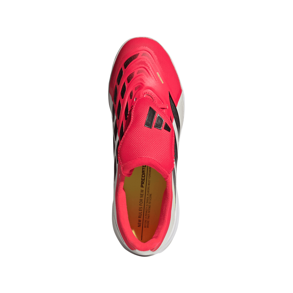 2026 New Arrival adidas Predator League Fold-Over Tongue TF Turf Youth Soccer Cleats - Red/Black/White wholesalehk.shop