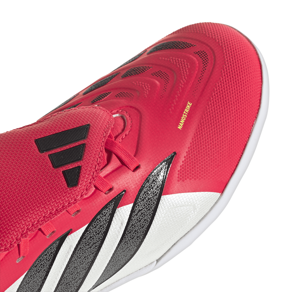 2026 New Arrival adidas Predator League Fold-Over Tongue TF Turf Youth Soccer Cleats - Red/Black/White wholesalehk.shop