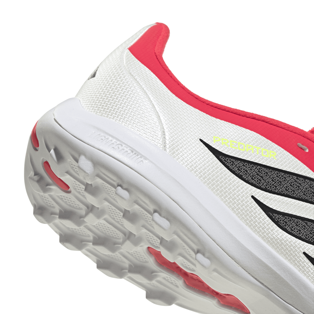 2026 New Arrival adidas Predator League Fold-Over Tongue TF Turf Youth Soccer Cleats - Red/Black/White wholesalehk.shop