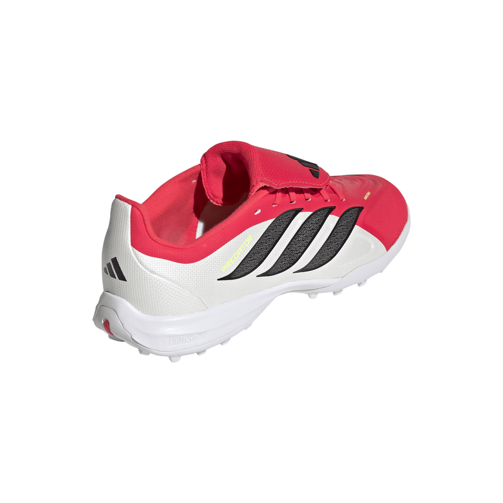 2026 New Arrival adidas Predator League Fold-Over Tongue TF Turf Youth Soccer Cleats - Red/Black/White wholesalehk.shop