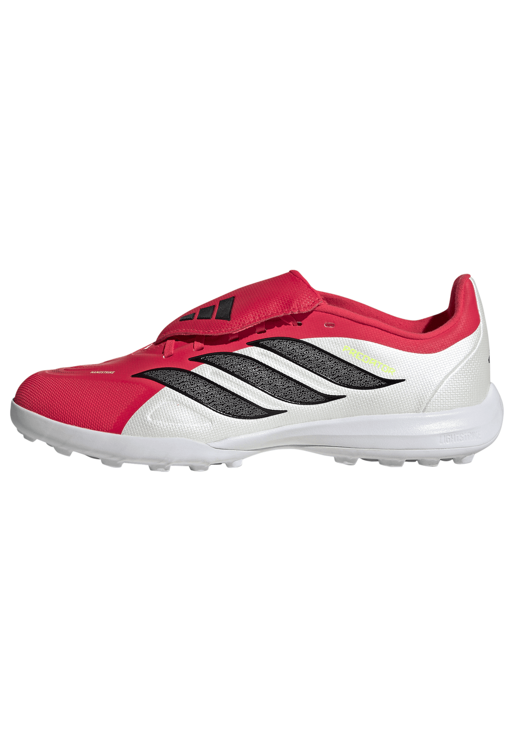 2026 New Arrival adidas Predator League Fold-Over Tongue TF Turf Youth Soccer Cleats - Red/Black/White wholesalehk.shop