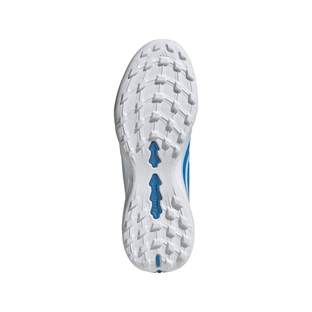 2026 New Arrival adidas Predator League Fold-Over Tongue TF Turf Youth Soccer Cleats -Sky/Blue/Yellow wholesalehk.shop