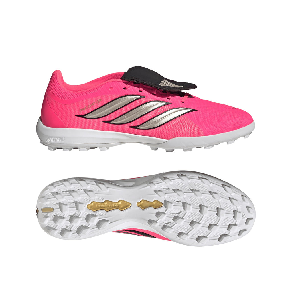 2026 New Arrival adidas Predator League Fold-Over Tongue Turf Men's Soccer Cleats - Turquesa wholesalehk.shop