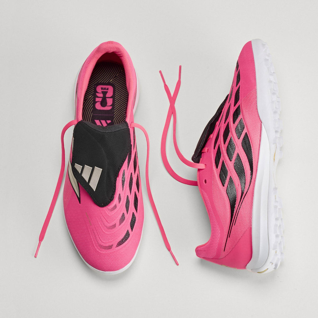 2026 New Arrival adidas Predator League Fold-Over Tongue Turf Men's Soccer Cleats - Turquesa wholesalehk.shop
