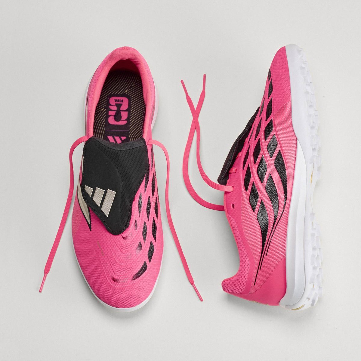 2026 New Arrival adidas Predator League Fold-Over Tongue Turf Men's Soccer Cleats - Turquesa wholesalehk.shop