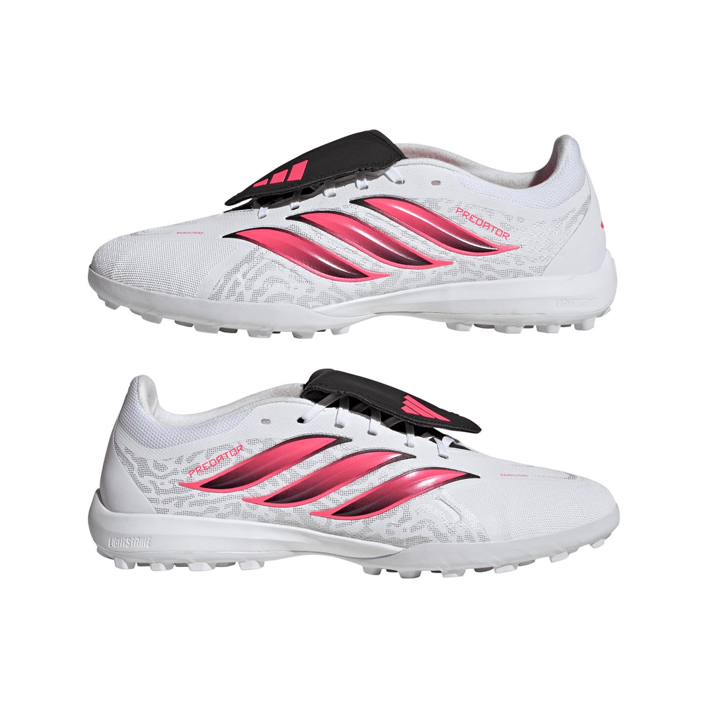 2026 New Arrival adidas Predator League Fold-Over Tongue Turf Men's Soccer Cleats - White/Black wholesalehk.shop