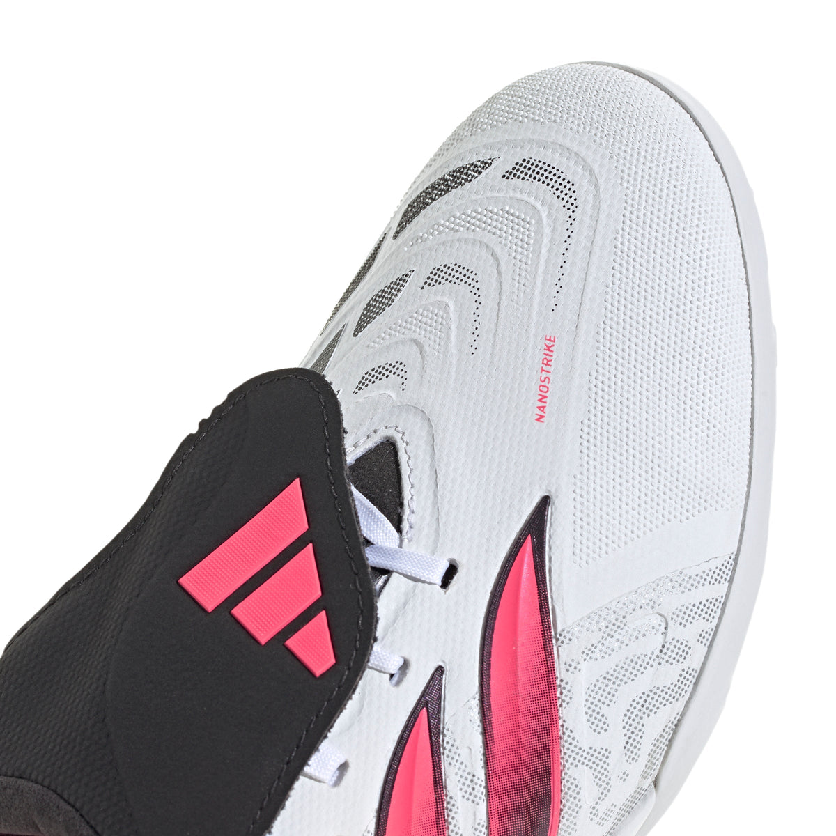 2026 New Arrival adidas Predator League Fold-Over Tongue Turf Men's Soccer Cleats - White/Black wholesalehk.shop
