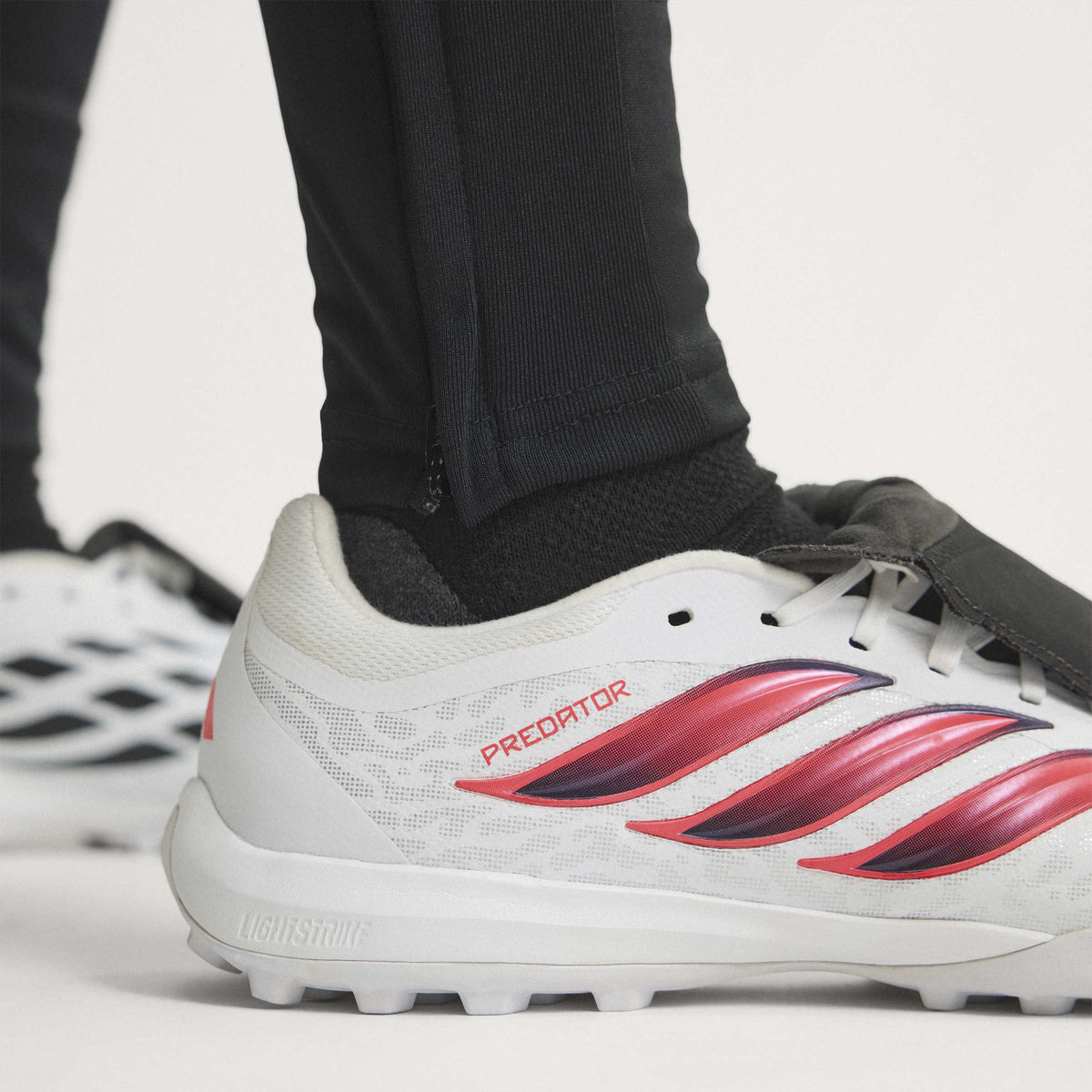2026 New Arrival adidas Predator League Fold-Over Tongue Turf Men's Soccer Cleats - White/Black wholesalehk.shop