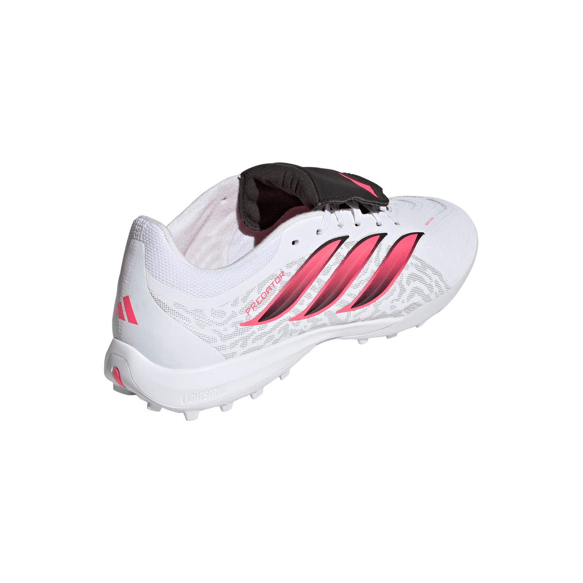 2026 New Arrival adidas Predator League Fold-Over Tongue Turf Men's Soccer Cleats - White/Black wholesalehk.shop