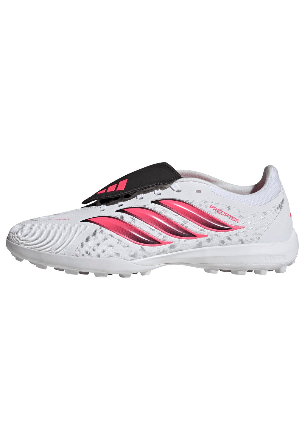 2026 New Arrival adidas Predator League Fold-Over Tongue Turf Men's Soccer Cleats - White/Black wholesalehk.shop