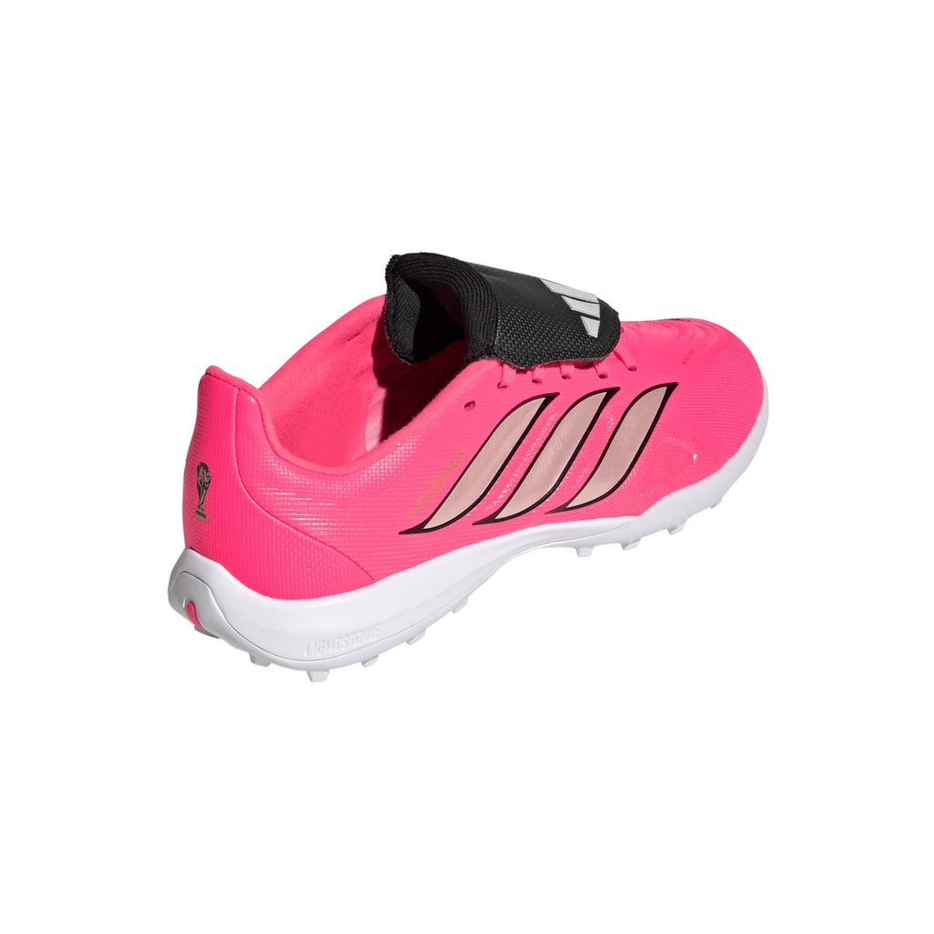 2026 New Arrival adidas Predator League Fold-Over Tongue Turf Youth Soccer Cleats -Turquesa wholesalehk.shop