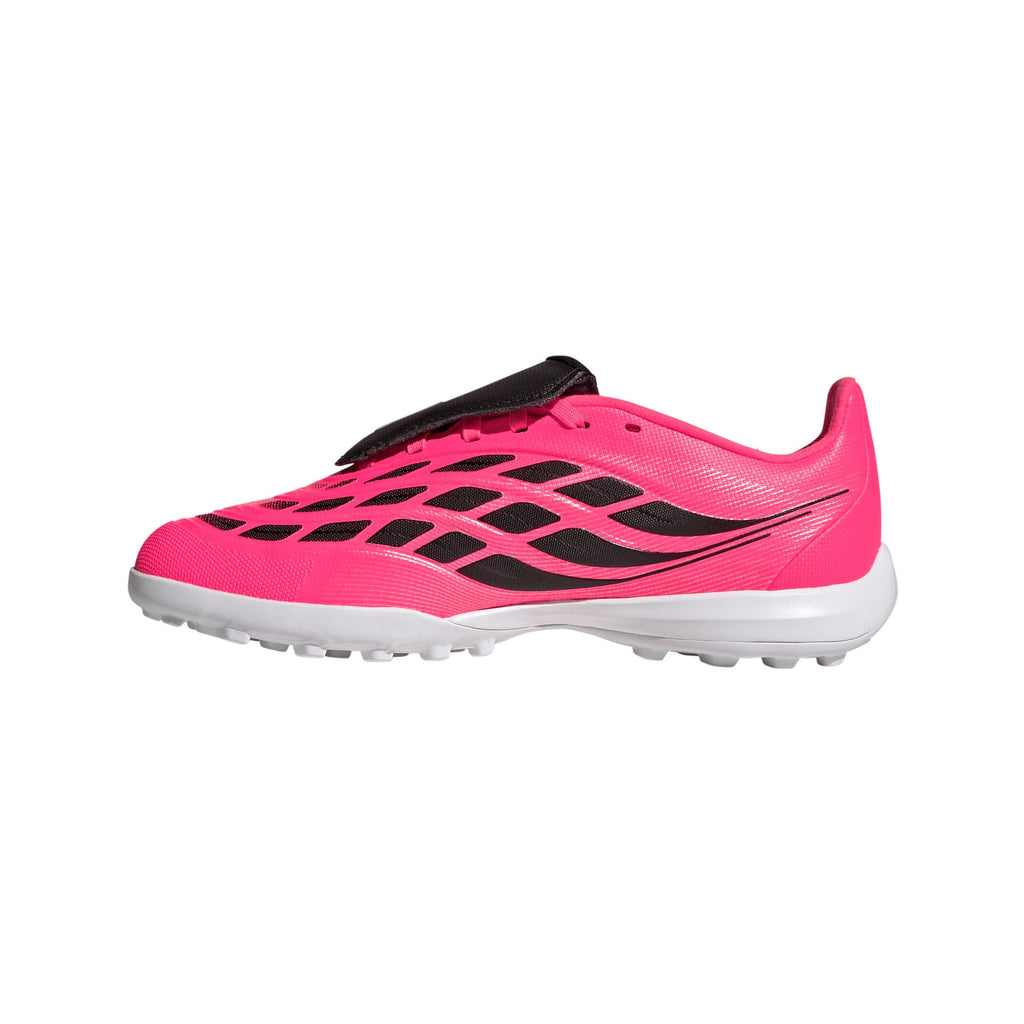 2026 New Arrival adidas Predator League Fold-Over Tongue Turf Youth Soccer Cleats -Turquesa wholesalehk.shop