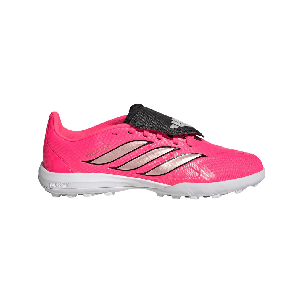 2026 New Arrival adidas Predator League Fold-Over Tongue Turf Youth Soccer Cleats -Turquesa wholesalehk.shop
