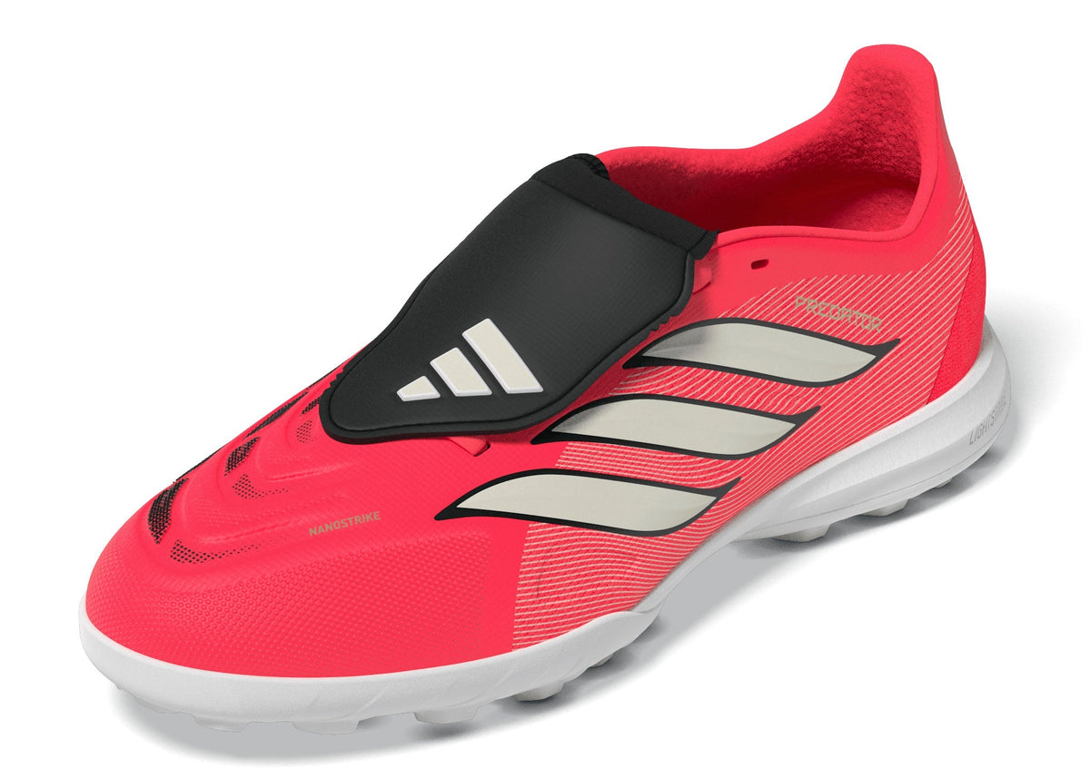 2026 New Arrival adidas Predator League Fold-Over Tongue Turf Youth Soccer Cleats -Turquesa wholesalehk.shop