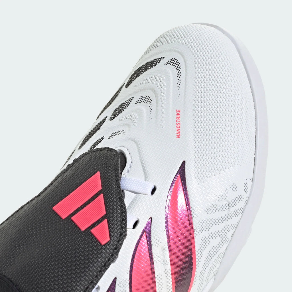 2026 New Arrival adidas Predator League Fold- Over Tongue Turf Youth Soccer Cleats - White/Solar Turbo/Black wholesalehk.shop