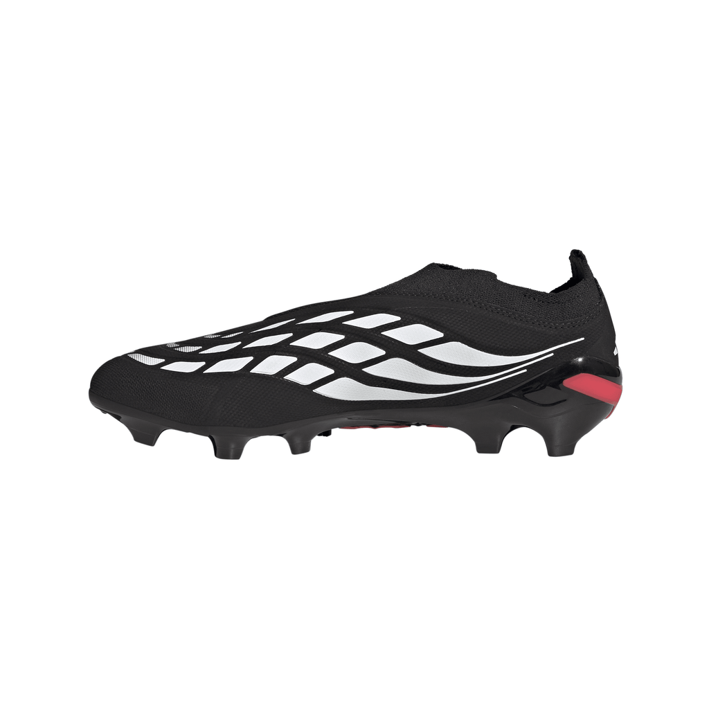 2026 New Arrival adidas Predator League Laceless FG Firm Ground Men's Soccer Cleats - Black/White wholesalehk.shop