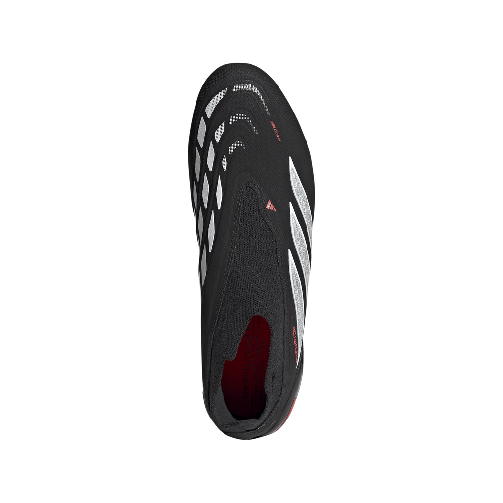 2026 New Arrival adidas Predator League Laceless FG Firm Ground Men's Soccer Cleats - Black/White wholesalehk.shop