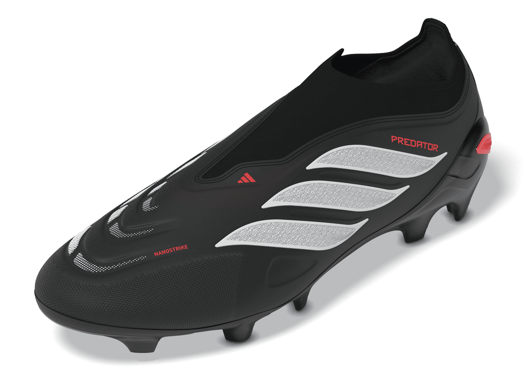2026 New Arrival adidas Predator League Laceless FG Firm Ground Men's Soccer Cleats - Black/White wholesalehk.shop