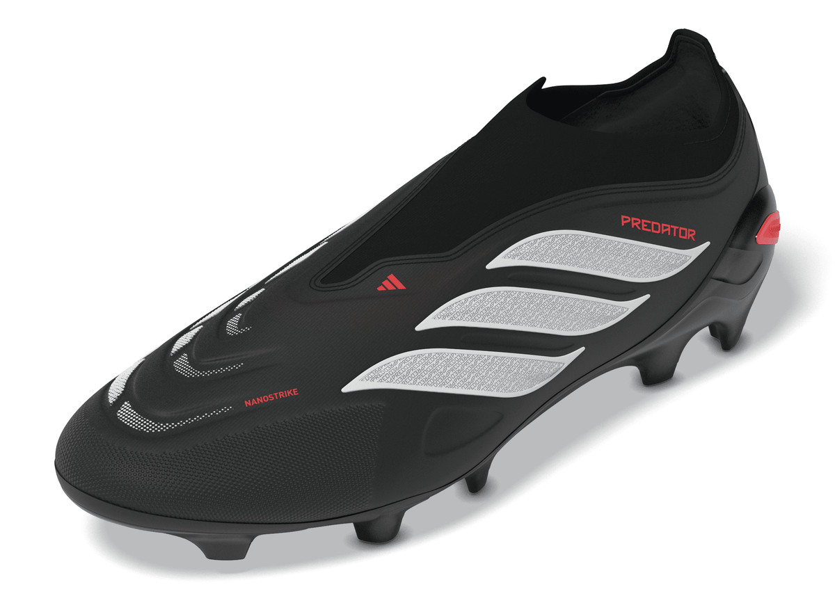2026 New Arrival adidas Predator League Laceless FG Firm Ground Men's Soccer Cleats - Black/White wholesalehk.shop
