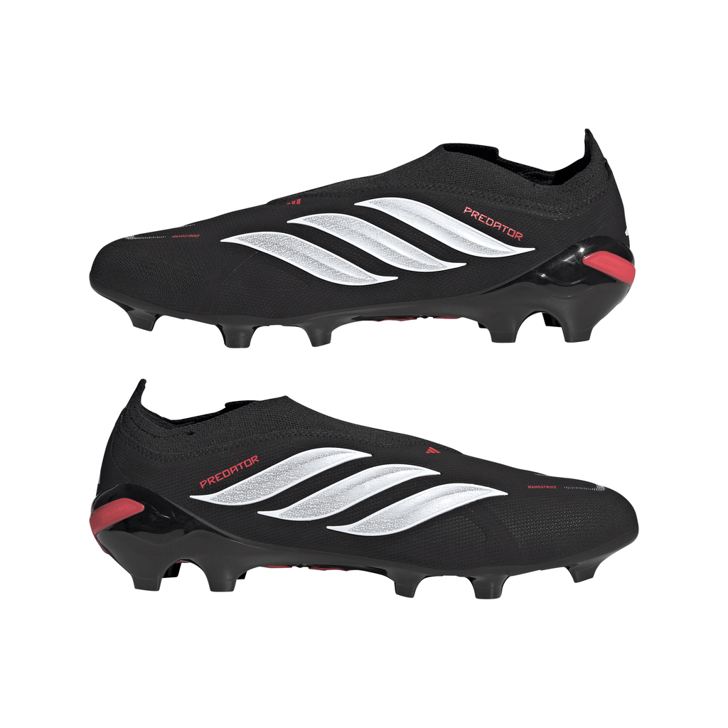 2026 New Arrival adidas Predator League Laceless FG Firm Ground Men's Soccer Cleats - Black/White wholesalehk.shop