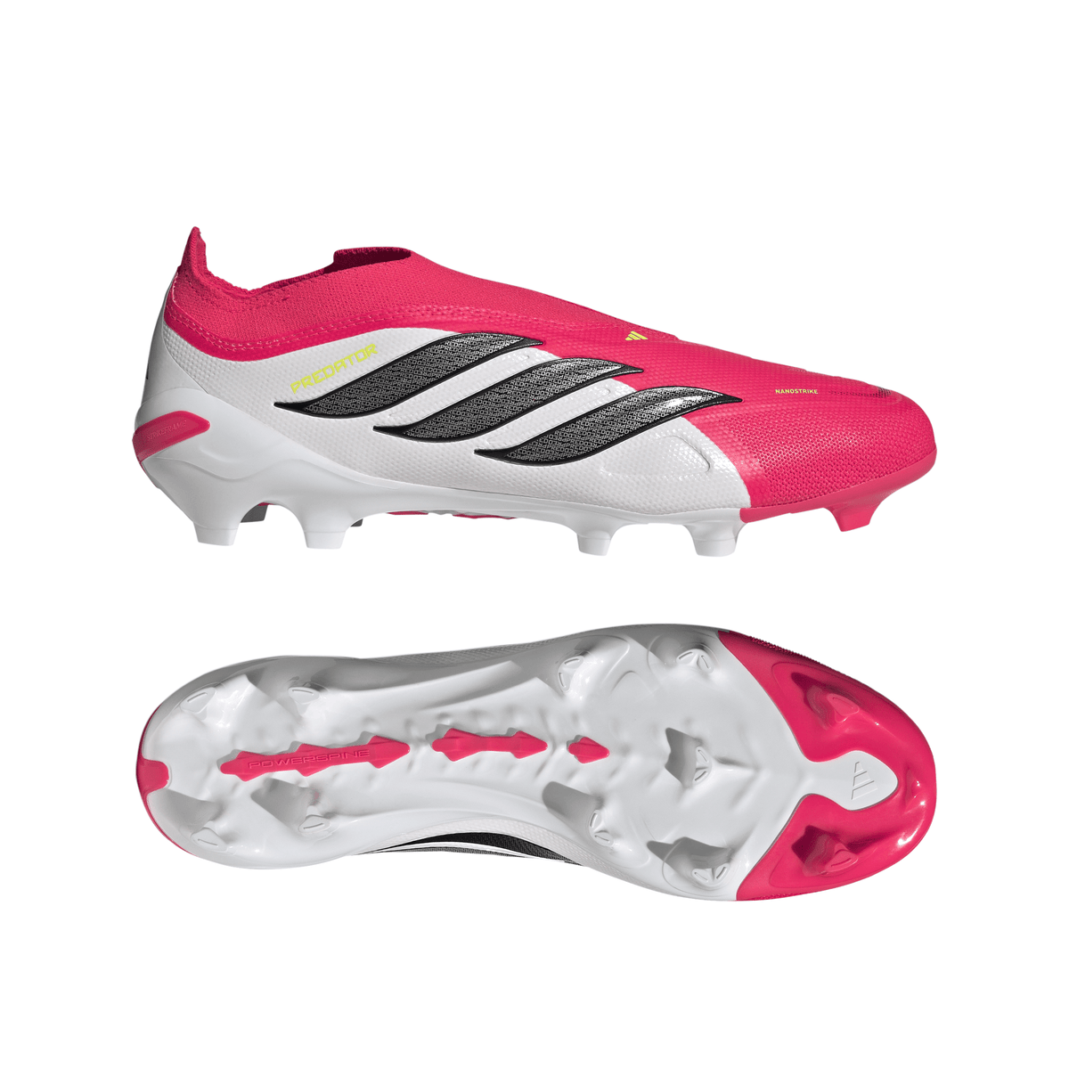 2026 New Arrival adidas Predator League Laceless FG Firm Ground Men's Soccer Cleats - Red/Black/White wholesalehk.shop