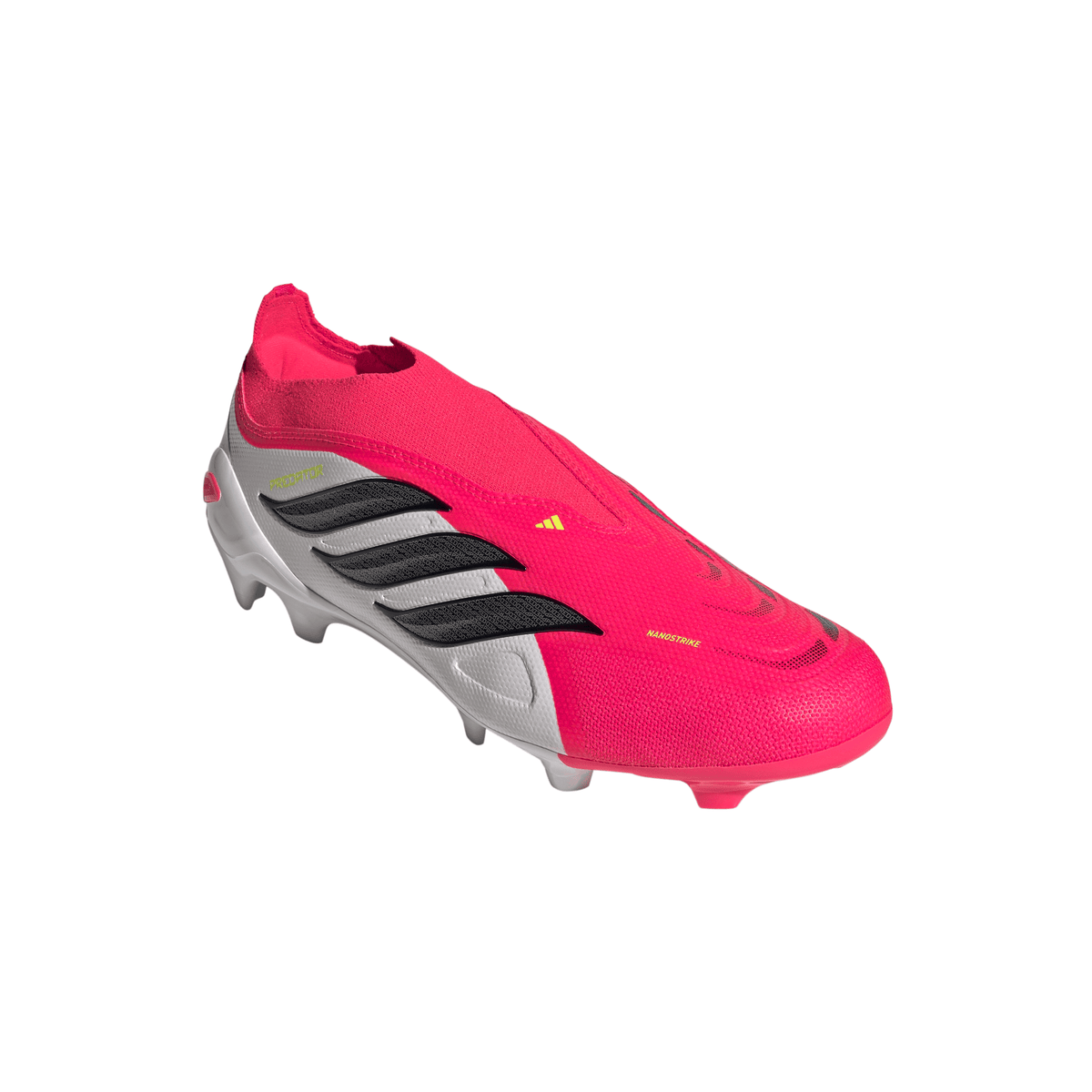 2026 New Arrival adidas Predator League Laceless FG Firm Ground Men's Soccer Cleats - Red/Black/White wholesalehk.shop