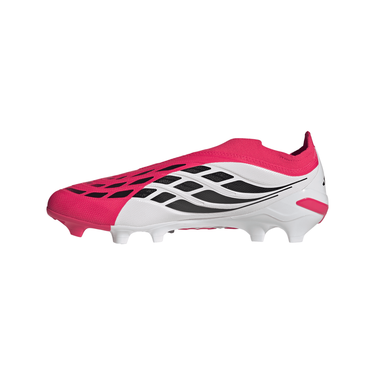 2026 New Arrival adidas Predator League Laceless FG Firm Ground Men's Soccer Cleats - Red/Black/White wholesalehk.shop